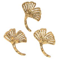 Itens Decoração dispersa dourada decoração gingko folha de gingko glitter 3×4cm 72 un