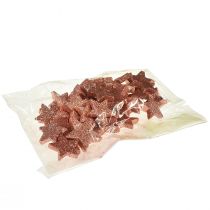 Itens Decoração dispersa estrelas de Natal estrelas espalhadas rosa Ø4/5cm 40 un