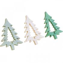 Itens Dispersão decoração pinheiro de natal verde 4cm 72p