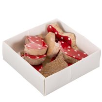 Itens Meias de bolinhas, decoração de mesa de Natal, 6 cm, 8 peças