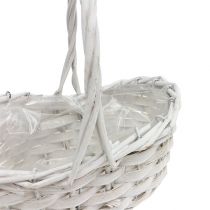Cesto de dispersão branco 20 cm x 15 cm 1 peça