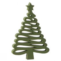 Itens Espalhe estrela de abeto de Natal verde 3x4,5cm 72 un