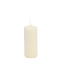 Velas pilares velas creme H120mm Ø50mm 12pcs