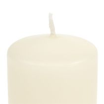 Vela pilar 150/100 creme 4 peças