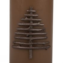 Vela de Natal vela de Natal marrom 150/70mm 1ud