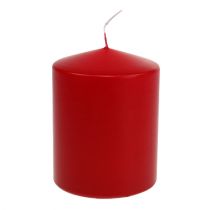 Itens Velas de pilar 130/100 vermelhas 4 unidades