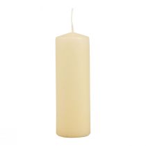 Itens Velas pilar creme Velas do Advento creme 150/50mm 24un