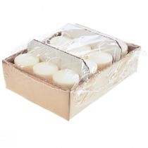 Itens Velas pilar velas creme H70mm Ø50mm 12 un