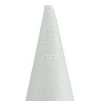 Itens Cone de isopor branco 14cm x 7cm 10uds