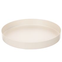 Itens Bandeja decorativa redonda para acessórios domésticos, 20 cm