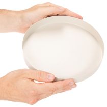 Itens Bandeja decorativa redonda para acessórios domésticos, 20 cm