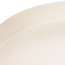 Itens Bandeja decorativa redonda para acessórios domésticos, 20 cm