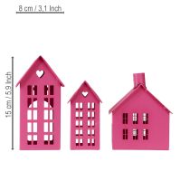 Itens Casinhas de velas: design de ambiente aconchegante para momentos relaxantes e agradáveis em casa, 15 cm