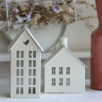 Itens Miniatura elegante de casa de chá para decoração de mesa, 15 cm