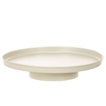 Itens Bandeja decorativa de metal de 30 cm para decoração de plantas.