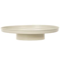 Itens Bandeja decorativa de metal de 30 cm para decoração de plantas.
