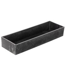 Itens Bandeja retangular com alças, bandeja decorativa para mesa, 32 cm