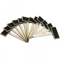 Itens Marcadores de madeira para plantas, decoração de mesa para casamentos, 12 peças