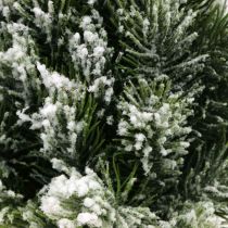 Mini árvore de Natal em vaso nevado artificialmente Ø18cm H32cm