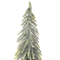 Itens Árvore de Natal artificial com base, efeito fosco, para decoração de inverno, 90 cm
