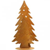 Itens Lanterna para árvores de Natal, decoração metálica em pátina, Natal A46cm L25,5cm