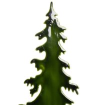 Itens Árvore de Natal decorativa sobre base de madeira, decoração de mesa, Natal, 46 cm