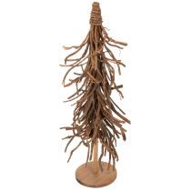 Itens Árvore decorativa feita de ramos de salgueiro sobre uma base de madeira, 68 cm