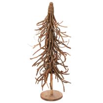Itens Árvore decorativa feita de ramos de salgueiro sobre uma base de madeira, 68 cm