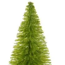 Itens Árvore de Natal artificial com base de madeira, pequena, 16 cm, 6 peças