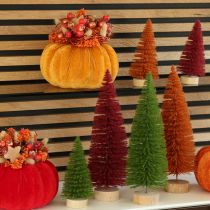 Itens Árvore de Natal artificial, árvore decorativa para decoração de mesa, 31 cm, 3 peças