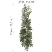 Itens Ramo de pinheiro artificial decorativo para arranjos florais criativos, 175 cm