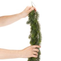 Itens Guirlanda artificial de pinheiro, verde, para decoração festiva, 180 cm