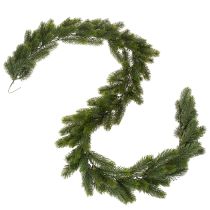 Itens Guirlanda artificial de pinheiro, verde, para decoração festiva, 180 cm