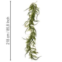Itens Guirlanda artificial de ramos de pinheiro com pinhas para decoração do Advento, 218 cm