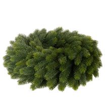 Itens Coroa de ramos de pinheiro artificiais, verde, redonda, 50 cm