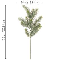 Itens Ramo de pinheiro artificial, decoração festiva para janela, 50 cm, 3 peças
