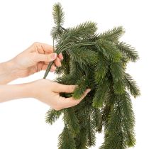 Itens Ramo de pinheiro artificial para decoração de mesa de Natal, 108 cm