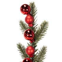 Itens Ramo de pinheiro artificial com enfeites de Natal, 48 cm, 2 peças