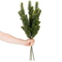 Itens Ramo de pinheiro artificial, ramo decorativo, artificial para decoração de Natal, 65 cm, 3 peças