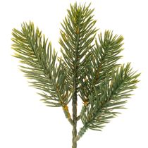 Itens Ramo de pinheiro artificial verde para decoração de inverno, 25 cm, 24 peças
