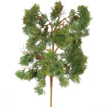 Cones de ramo de cedro verde de abeto artificial de ramo de abeto 85cm