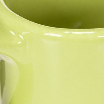 Itens Xícara de café, peça decorativa para mesa, ideal para um ambiente elegante com plantas, 11 cm, conjunto de 3 peças.