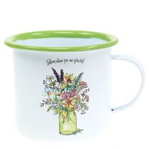 Itens Vaso decorativo para plantas esmaltado Ø11,5cm Alt.10cm