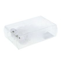 Itens Pomba no clipe branco 14cm 2pçs