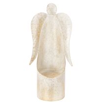 Itens Castiçal em forma de anjo, dourado, para decoração de mesa, 50 cm
