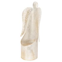 Itens Castiçal em forma de anjo, dourado, para decoração de mesa, 50 cm