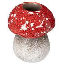 Itens Cogumelo decorativo, amanita muscaria, suporte para vela tealight para decoração de mesa, 9 cm