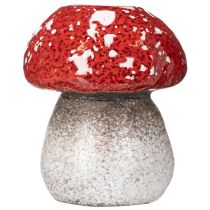 Itens Cogumelo decorativo, amanita muscaria, suporte para vela tealight para decoração de mesa, 9 cm