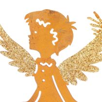 Itens Porta-velas natalino, decoração de anjo, decoração rústica, Ø8cm A18cm