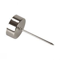 Itens Suporte para velas para colar coroa do Advento prata Ø4cm 8 un